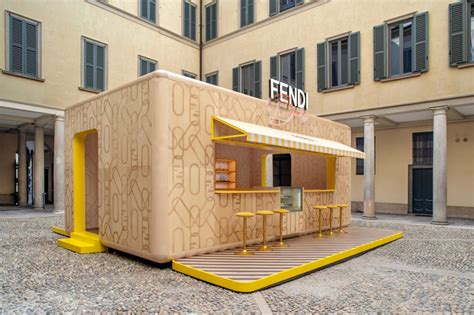 Fendi Opens Temporary Bar in Milan During Design Week 